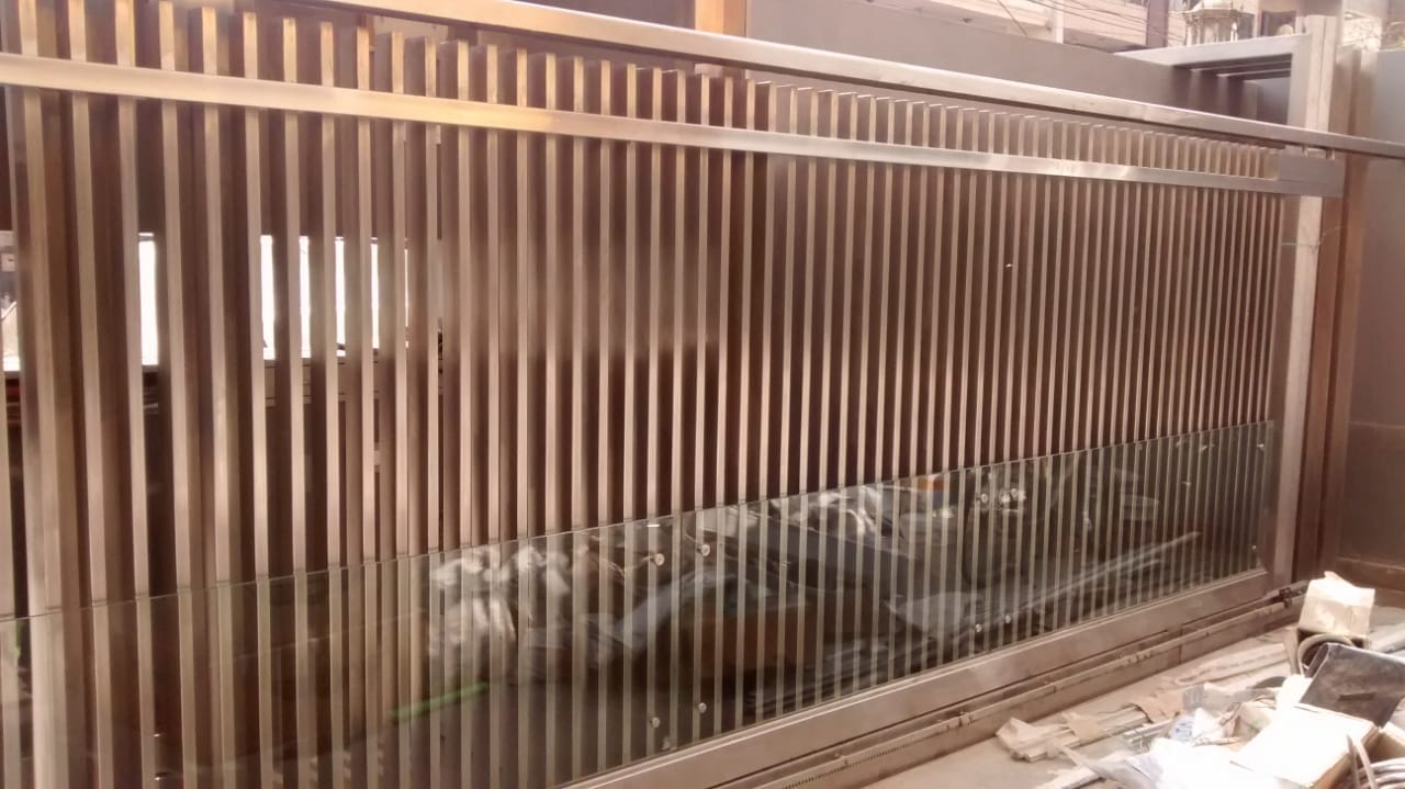 Alloy villa gate installation – gate10