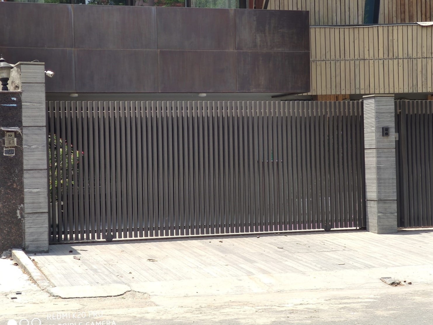 Alloy villa gate installation – gate8